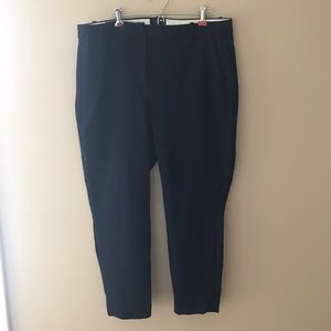 J. Crew navy high rise ankle dress pants size 16